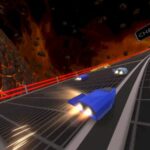 This Wipeout-style anti-gravity racing game seems to be like a literal blast