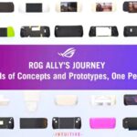Asus has been constructing the ROG Ally for five years and listed below are the hideous prototypes to show it